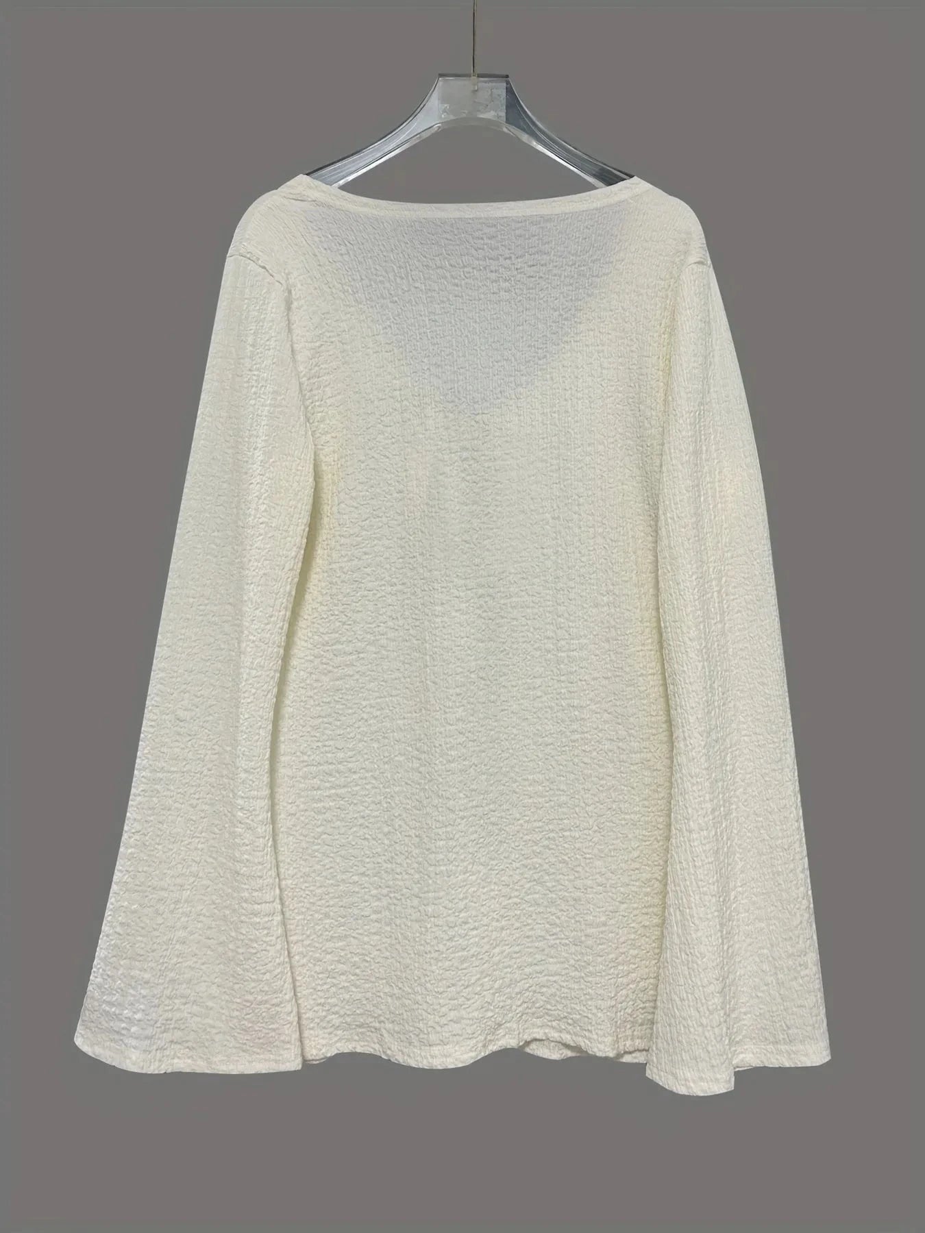 Tie Front Long Sleeve Top and Shorts Set