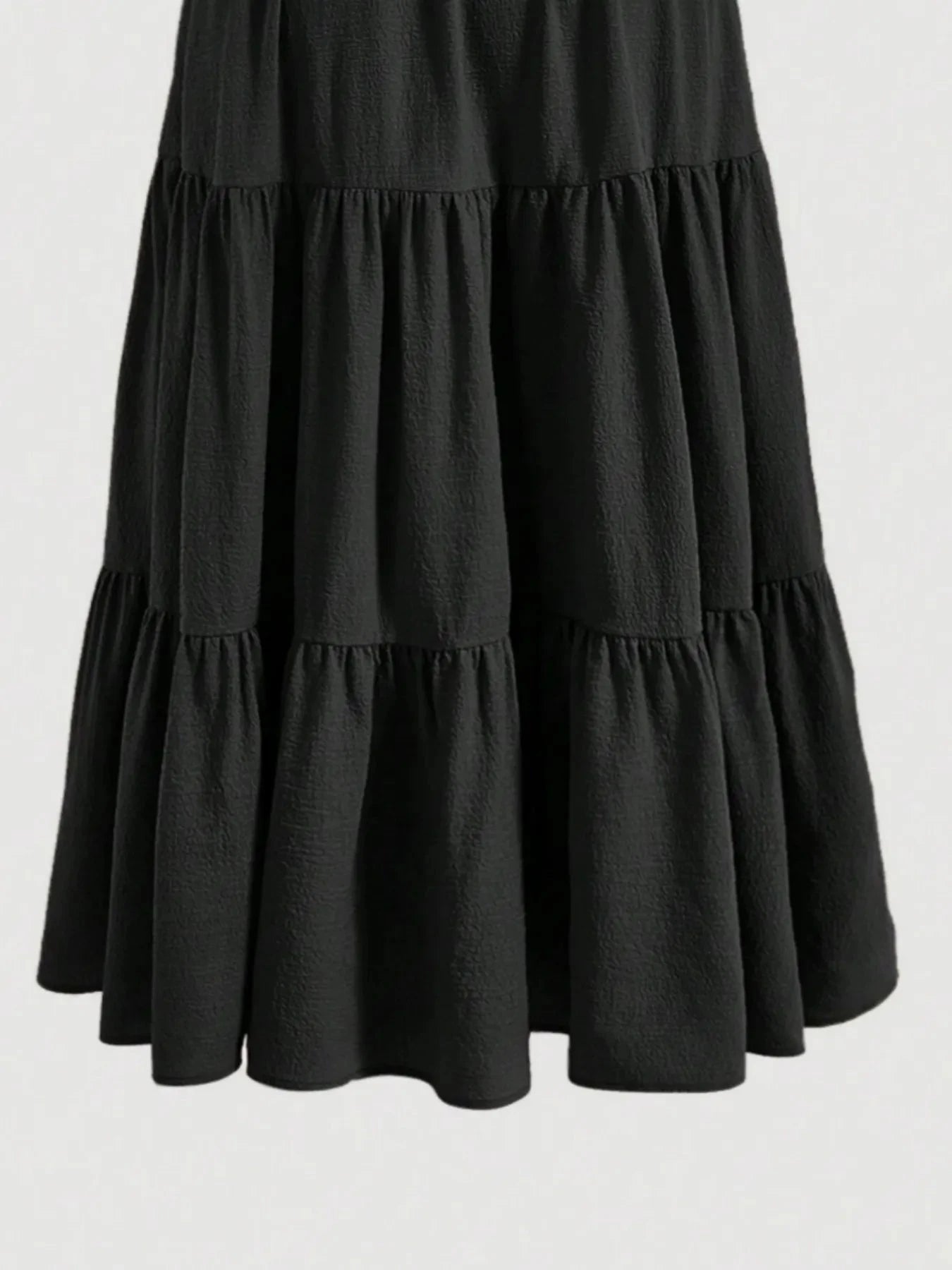 Tied Tiered Skirt