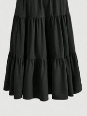 Tied Tiered Skirt