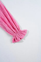 Tiered Flounce Sleeve Mini Dress