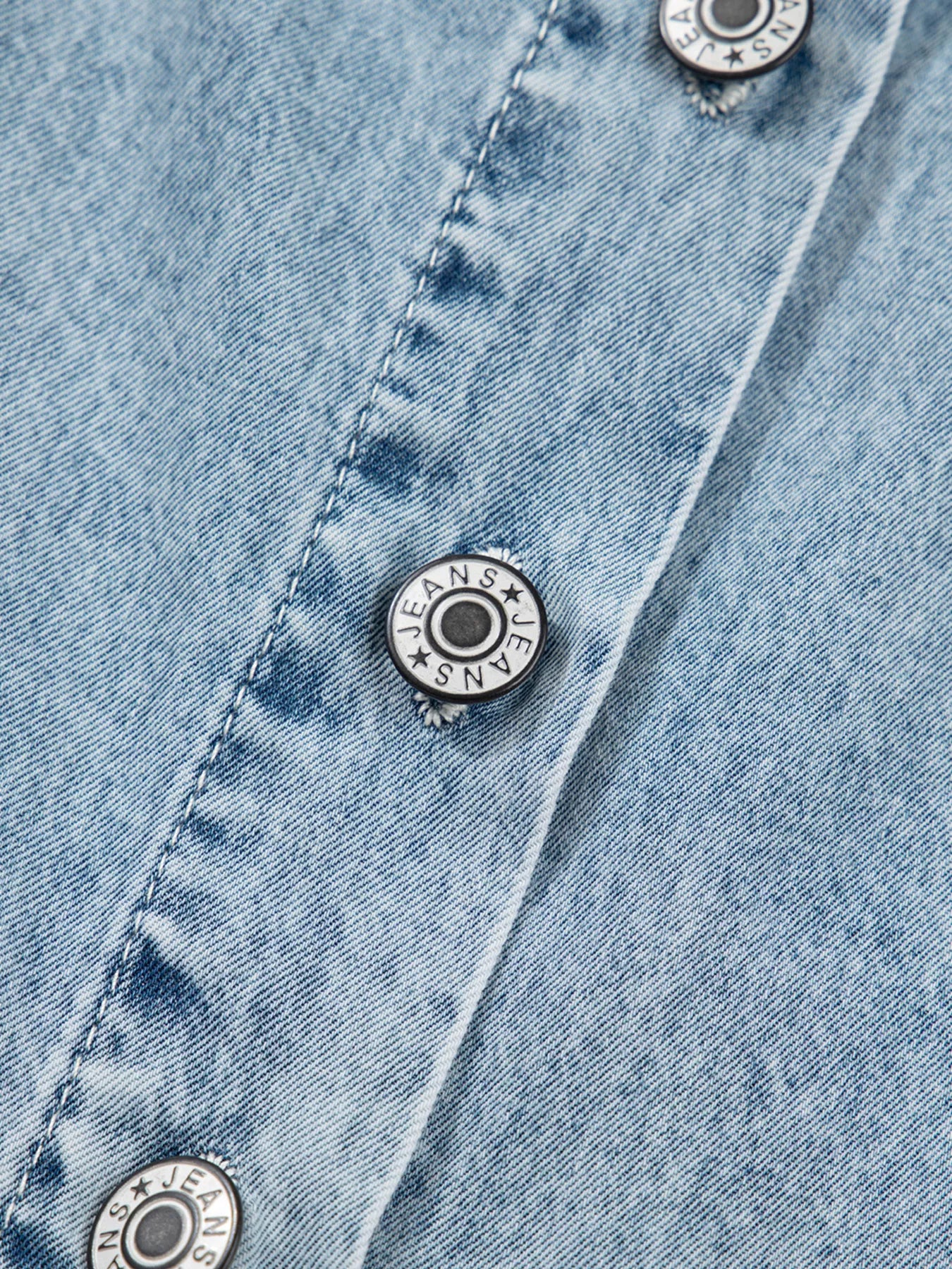 Tiered Flowy Overall Denim Dress