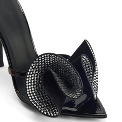 Trendy Small Bow Flower High Heels