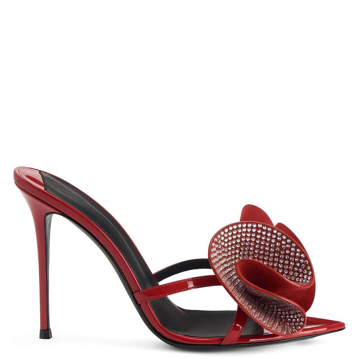 Trendy Small Bow Flower High Heels