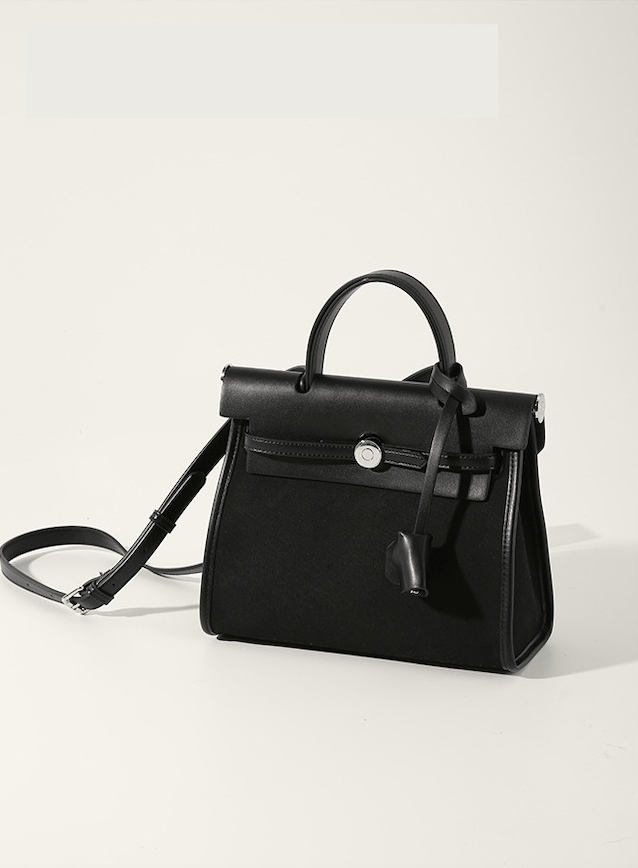 Trendy Women's Fashionable Crossbody Shoulder Bag Black
