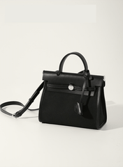 Trendy Women's Fashionable Crossbody Shoulder Bag Black