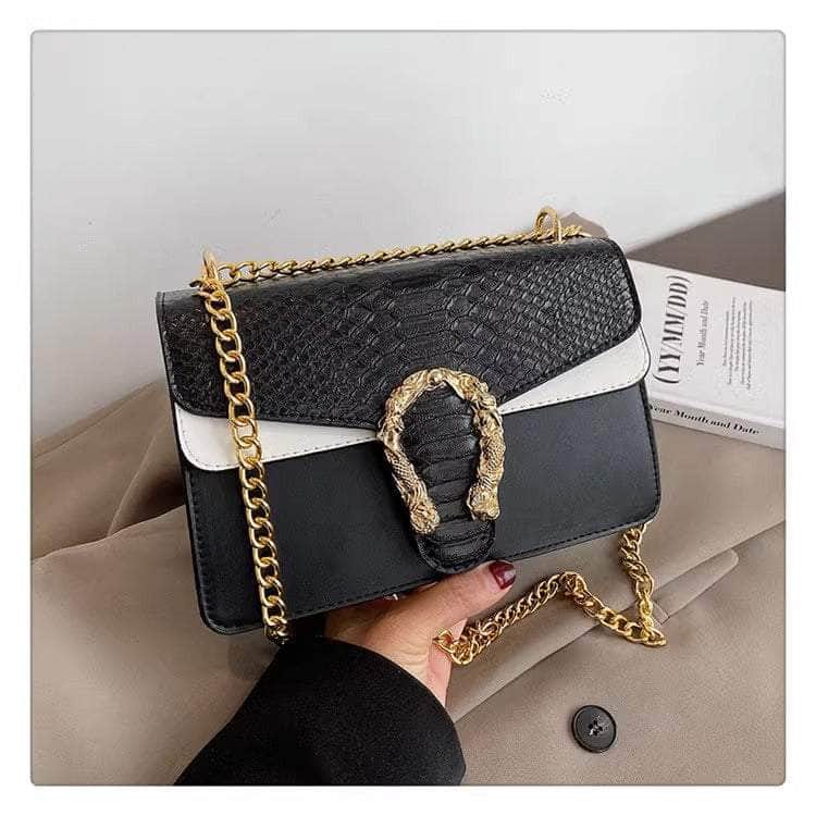 Trendy Women's Shoulder Bag Black