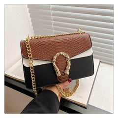 Trendy Women's Shoulder Bag Brown