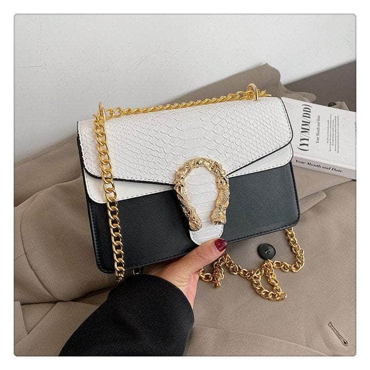 Trendy Women's Shoulder Bag White