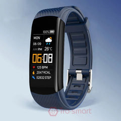 Trosmart Brand C5S Sport Smart Watch: Women and Men Smartwatch Bracelet, Smart Clock for Android & iOS, Fitness Tracker blue