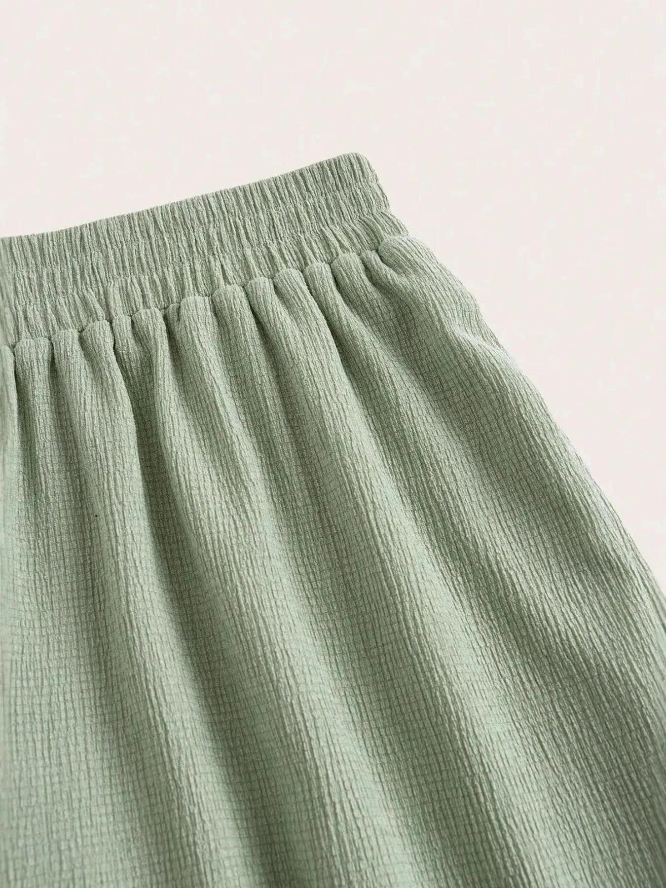 Tube Top and Wide Leg Pants Set
