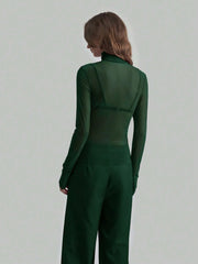 Turtleneck Long Sleeve Top