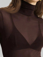 Turtleneck Long Sleeve Top