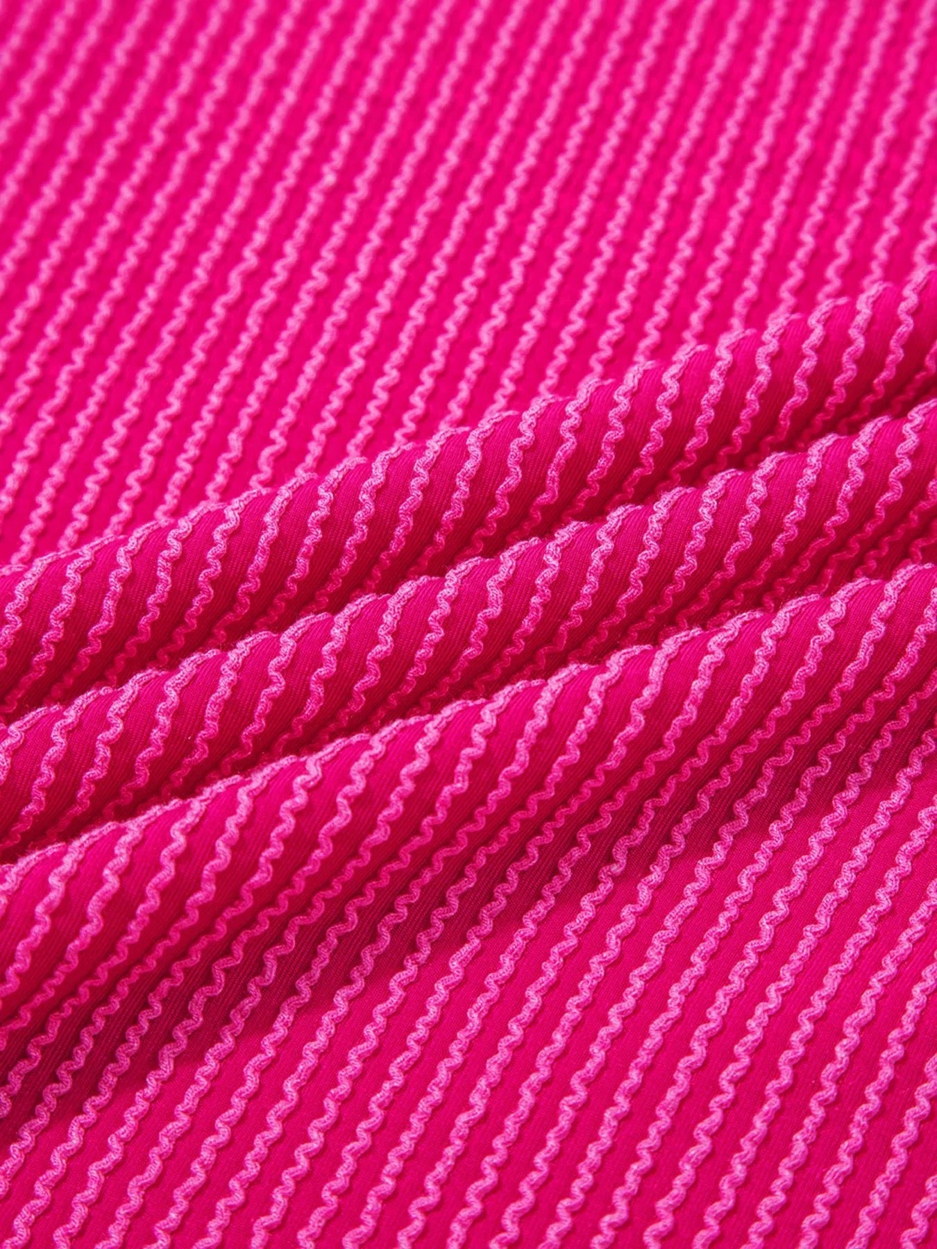 Twisted Rib Uneven Hem Drop Shoulder Loose Sweatshirt