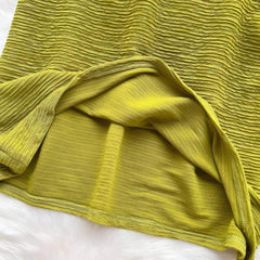 Two-Piece Pleated Sleeveless Top with Shorts