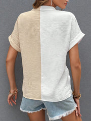 Two-Tone Button Down Shirt