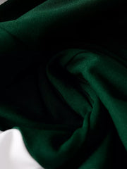 Two Tone Long Sleeve Top and Pleated Skirt Set