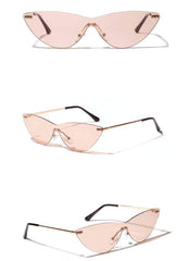 Ultra Cat Eye Sunglasses Peach/Gold / Resin