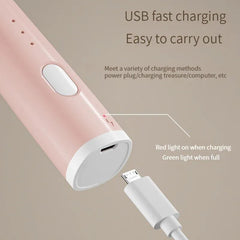 USB Rechargeable Handheld Milk Frother - 3 Speeds Electric Foam Maker for Coffee Drinks