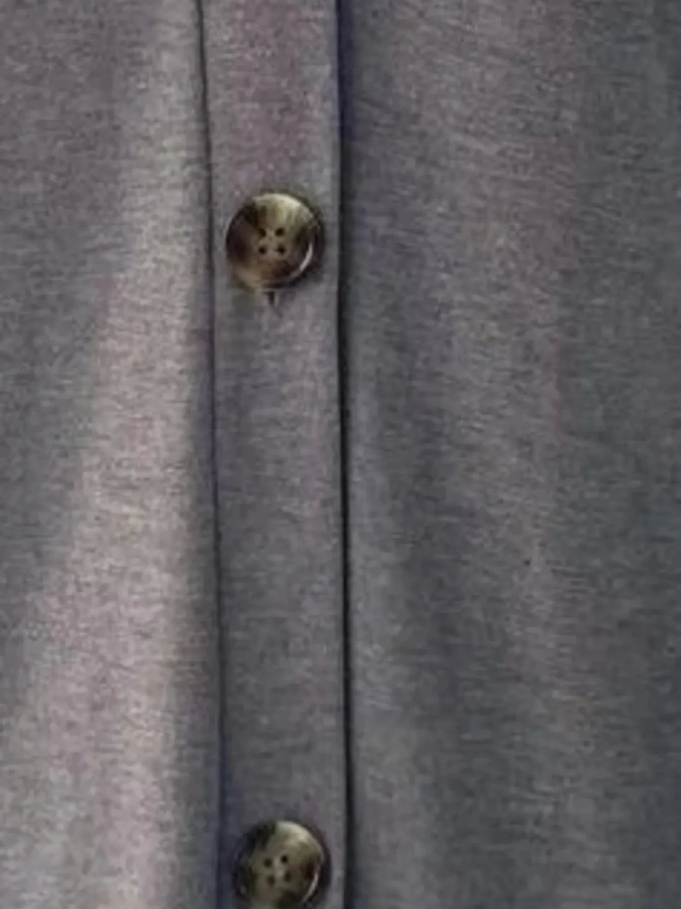 V-Neck Button Front Casual Top