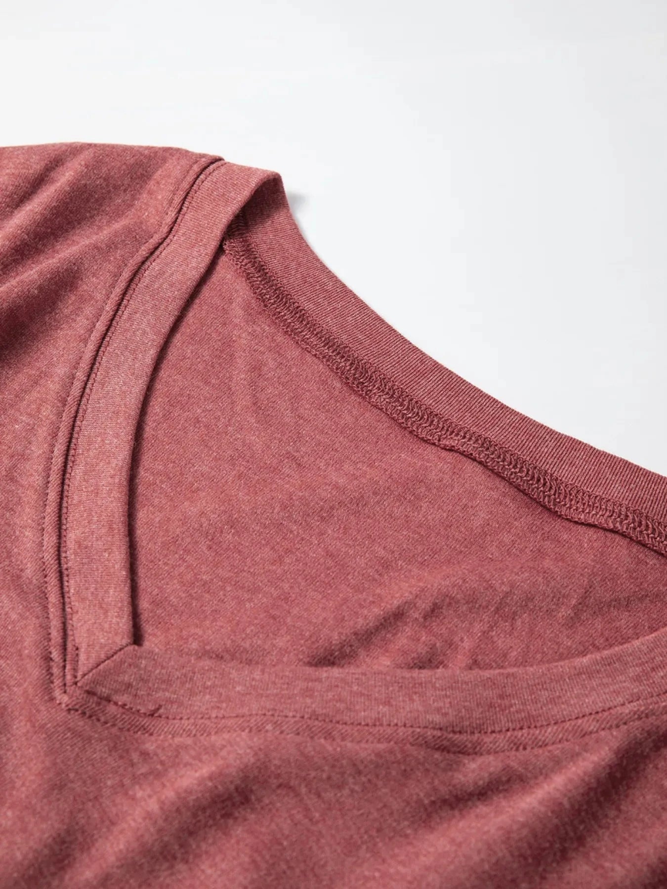 V-Neck Casual Long Sleeve T-Shirt