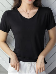 V-Neck Short Sleeve T-Shirt