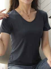 V-Neck Short Sleeve T-Shirt