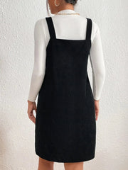 V-Neck Sleeveless Mini Dress