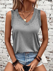 V-Neck Tank Grey / S