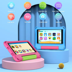 VASOUN Kids Tablet 7 Inch - Android 11, 2GB RAM, 32GB Storage, WiFi, Dual Camera, Parental Control, Google Playstore