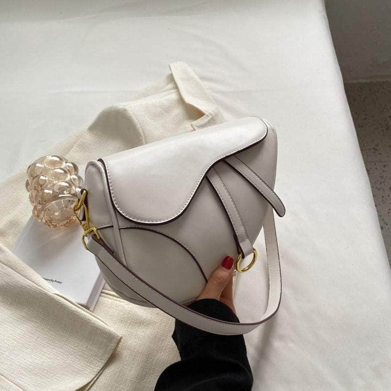 Vegan Leather Shoulder Crossbody Bag