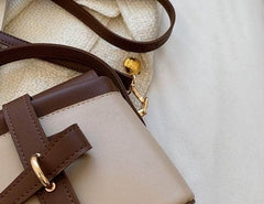 Vintage Crossbody Shoulder Handbag with Flurry Accessory