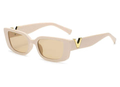 Vintage Retro Classic Sunglasses pink/champagne / Resin