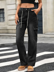 Wide Leg Cargo Jeans