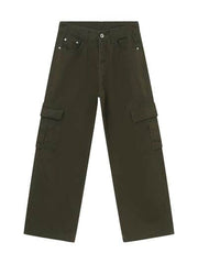 Wide Leg Cargo Jeans