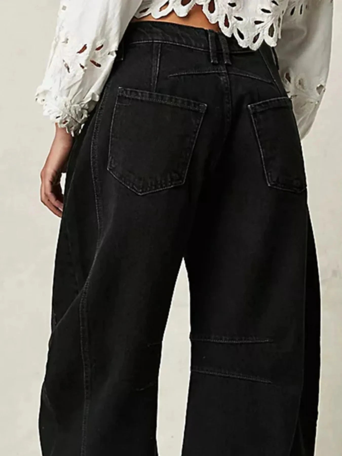 Wide Leg Relaxed Fit Jeans