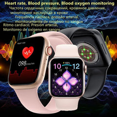 Wireless Charging, Bluetooth Calls, Custom Faces, Waterproof - Men's & Women's Sports Bracelet