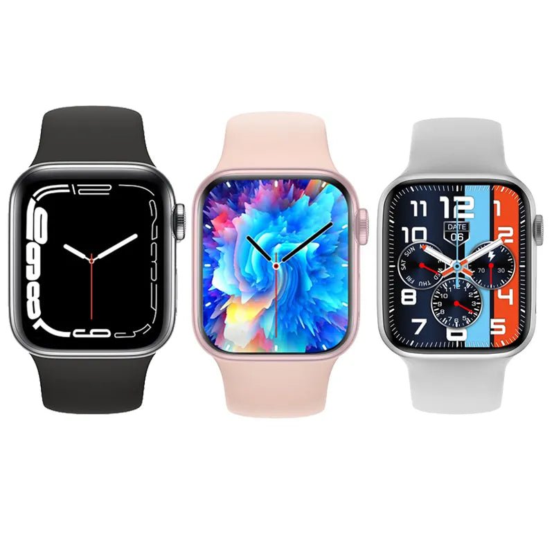 Wireless Charging, Bluetooth Calls, Custom Faces, Waterproof - Men's & Women's Sports Bracelet Black 1