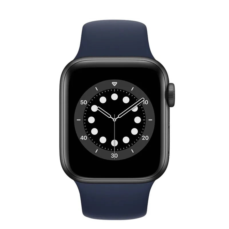 Wireless Charging, Bluetooth Calls, Custom Faces, Waterproof - Men's & Women's Sports Bracelet Blue
