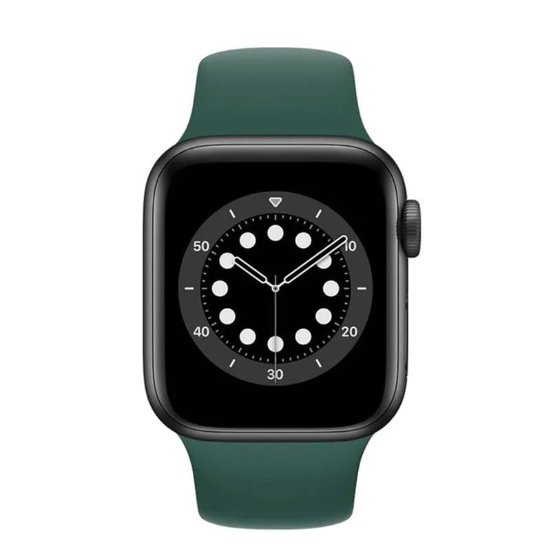 Wireless Charging, Bluetooth Calls, Custom Faces, Waterproof - Men's & Women's Sports Bracelet Green
