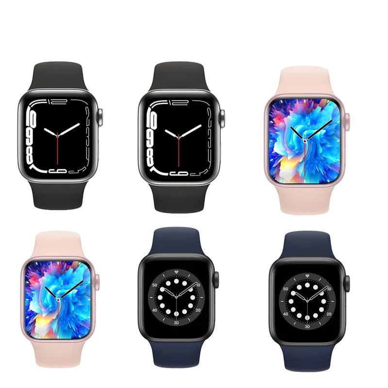 Wireless Charging, Bluetooth Calls, Custom Faces, Waterproof - Men's & Women's Sports Bracelet Pink 2