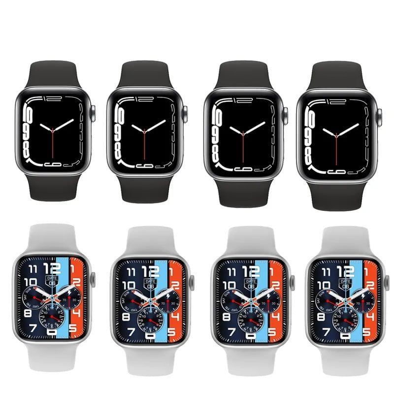Wireless Charging, Bluetooth Calls, Custom Faces, Waterproof - Men's & Women's Sports Bracelet Silver 4