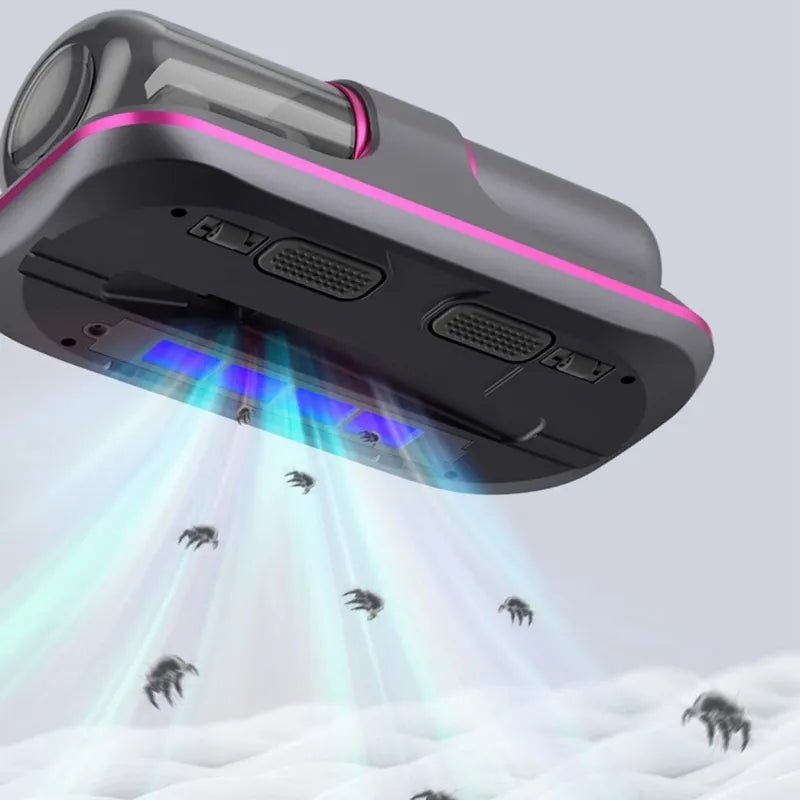 Wireless Mattress Vacuum Cleaner - Cordless Handheld UV-C, Bed Dust Remover, Sofa Specialist, 12Kpa Powerful Suction