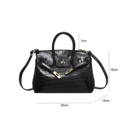 Women Crocodile Texture Handbag