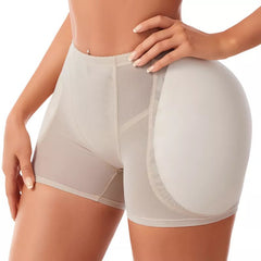 Women's Butt Lifter Panties - Enhancing Body Shaper with Hip Pads Apricot / S