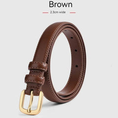 Women's Fashion Belt - Simple Korean Style for Jeans JV305-coffee / 100cm