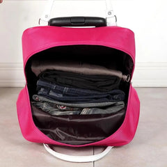 Women's Oxford Wheeled Travel Bag | Large Capacity Rolling Luggage