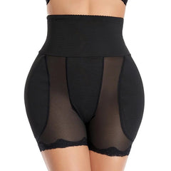 Women's Seamless Butt Hip Enhancer Boyshorts black / S