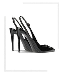 Women's SR Bigoudi Slingback Pointed Toe High Heels with Signature Buckle