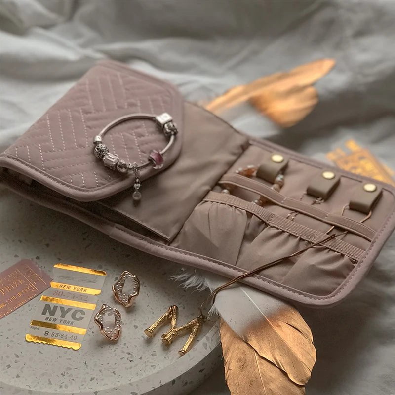 Women's Travel Jewelry Organizer Case