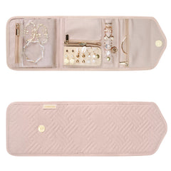 Women's Travel Jewelry Organizer Case pink / CHINA
